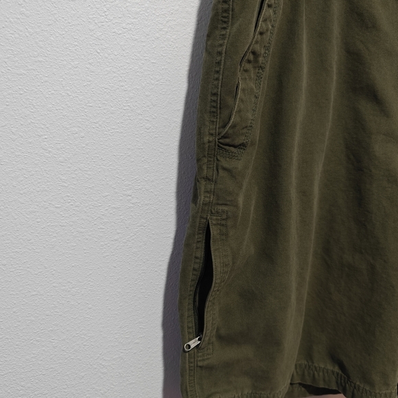 Columbia Omni-ShieldCargo Shorts Men's 38 Dark Army Green Utility Thick Heavy - Picture 4 of 8